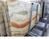 Slabs Rainbow Onyx, natural polished onyxes 