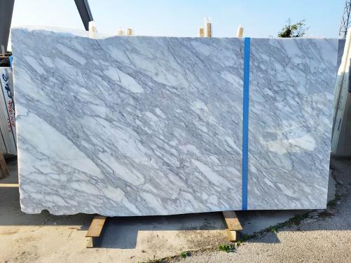 Supply polished slabs 0.8 cm in natural marble ARABESCATO CARRARA C0466. Detail image pictures 