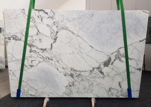 Supply honed slabs 0.8 cm in natural marble ARABESCATO CERVAIOLE 1210. Detail image pictures 