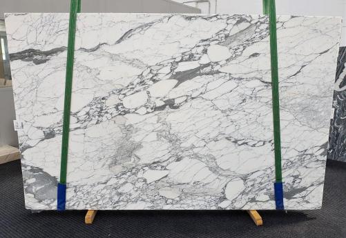 Supply honed slabs 0.8 cm in natural marble ARABESCATO CORCHIA 1418. Detail image pictures 