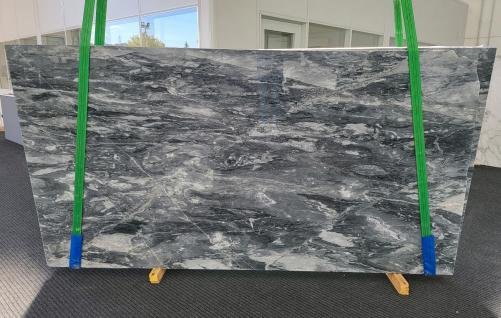 Supply polished slabs 1.2 cm in natural marble BARDIGLIO NUVOLATO SCURO 1605. Detail image pictures 