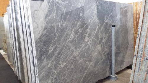 Supply polished slabs 0.8 cm in natural marble BARDIGLIO NUVOLATO U0472. Detail image pictures 