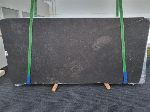 Supply honed slabs 0.8 cm in natural limestone BELGIAN BLUE LIMESTONE 1625. Detail image pictures 