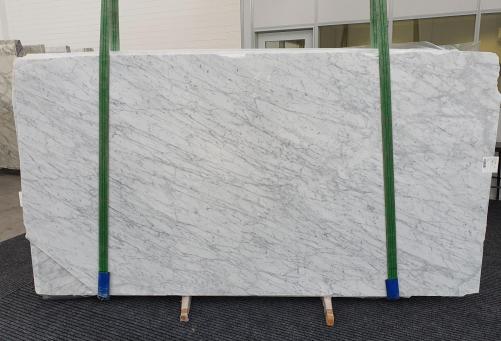 Supply polished slabs 0.8 cm in natural marble BIANCO GIOIA VENATO 1253. Detail image pictures 