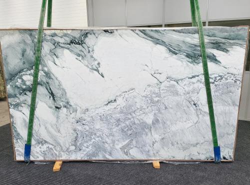Supply polished slabs 0.8 cm in natural marble BRECCIA CAPRAIA TORQUOISE 1637. Detail image pictures 