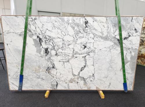 Supply polished slabs 0.8 cm in natural marble BRECCIA CAPRAIA VINTAGE 1770. Detail image pictures 