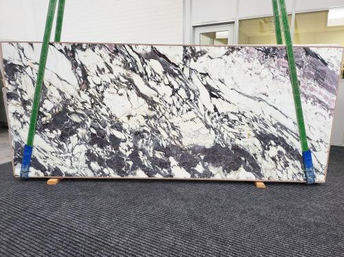 Supply polished slabs 0.8 cm in natural marble BRECCIA CAPRAIA xx1719. Detail image pictures 