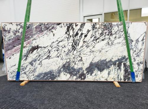 Supply polished slabs 0.8 cm in natural marble BRECCIA CAPRAIA 1719. Detail image pictures 