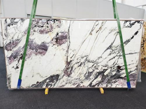 Supply polished slabs 0.8 cm in natural marble BRECCIA CAPRAIA 1765. Detail image pictures 