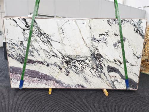Supply polished slabs 0.8 cm in natural marble BRECCIA CAPRAIA xx1765. Detail image pictures 