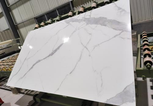 Supply polished slabs 0.7 cm in heat resistant melting glass CALA VEIN #18 Model-18. Detail image pictures 