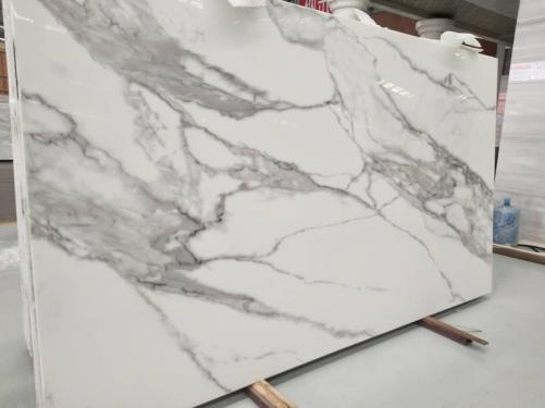 Supply polished slabs 0.7 cm in heat resistant melting glass CALA VEIN A Model-A. Detail image pictures 
