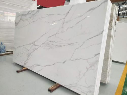 Supply polished slabs 0.7 cm in heat resistant melting glass CALA VEIN B Model-B. Detail image pictures 