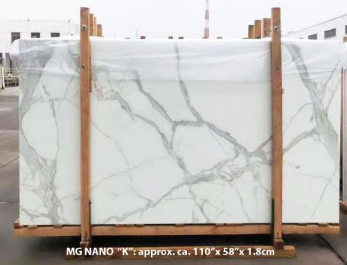 Supply polished slabs 0.7 cm in heat resistant melting glass CALA VEIN K Model-K. Detail image pictures 