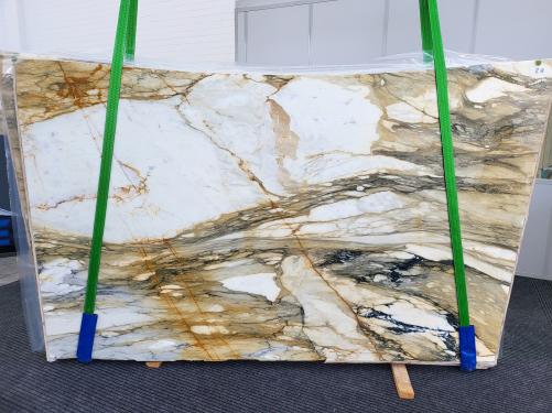 Supply polished slabs 0.8 cm in natural marble CALACATTA MACCHIAVECCHIA 1759. Detail image pictures 