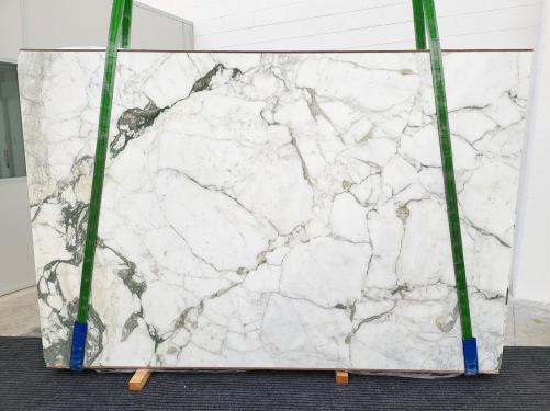 Supply polished slabs 0.8 cm in natural marble CALACATTA VAGLI VENA FINA xx1796. Detail image pictures 