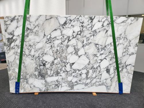 Supply honed slabs 0.8 cm in natural marble CALACATTA VAGLI xx1808. Detail image pictures 
