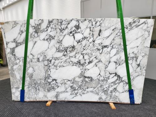 Supply honed slabs 0.8 cm in natural marble CALACATTA VAGLI xx1808. Detail image pictures 