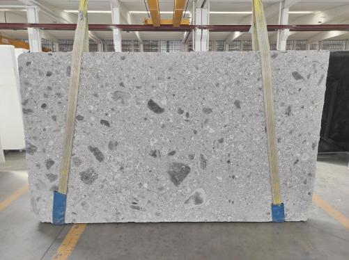 Supply honed slabs 0.8 cm in natural brech CEPPO DI GRE 1988M. Detail image pictures 