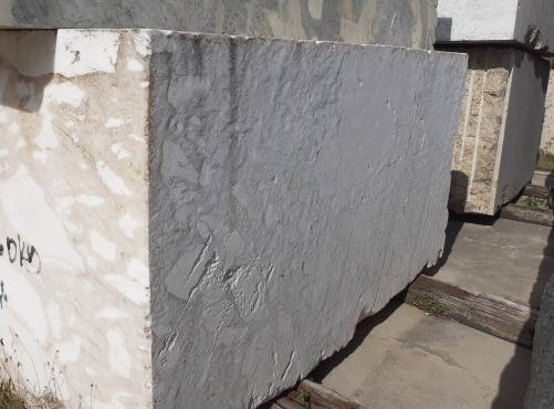 Supply diamondcut blocks 1.2 cm in natural marble CIPRIA 18232. Detail image pictures 