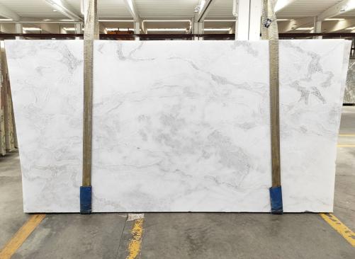 Supply polished slabs 0.8 cm in natural marble DOVER LIGHT 1992M. Detail image pictures 