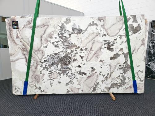Supply polished slabs 0.8 cm in natural marble DOVER WHITE 1899. Detail image pictures 