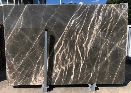 Supply polished slabs 0.8 cm in natural marble EMOTION GREY EMOTION GREY. Detail image pictures 