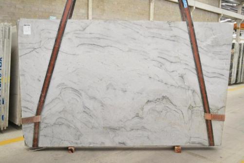 Supply polished slabs 1.2 cm in natural quartzite EXTREME BLANC 2586. Detail image pictures 