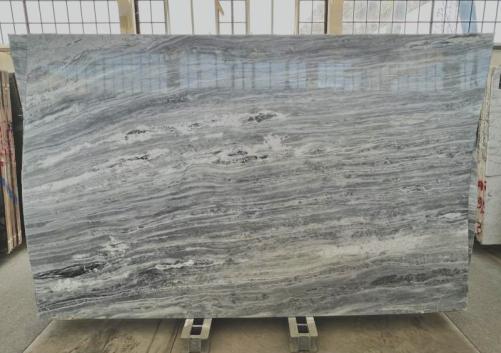 Supply polished slabs 0.8 cm in natural marble GRIGIO ALPI C0304. Detail image pictures 