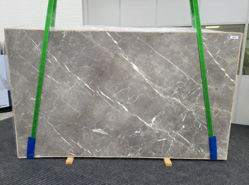 Supply honed slabs 0.8 cm in natural marble GRIGIO COLLEMANDINA 1797. Detail image pictures 