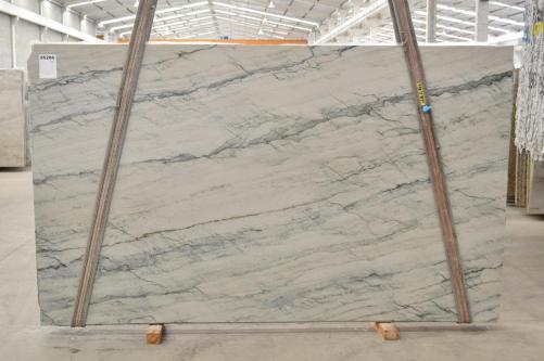 Supply polished slabs 0.8 cm in natural quartzite INFINITY GREY 2390. Detail image pictures 
