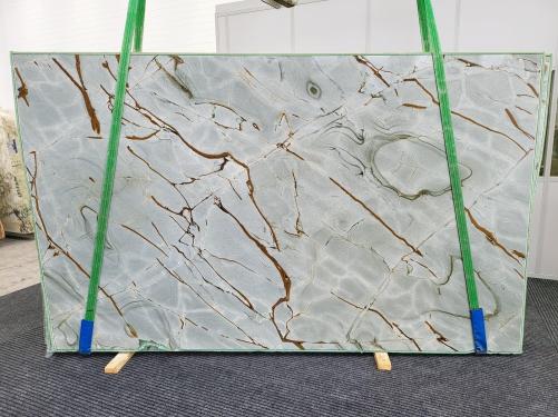 Supply polished slabs 1.2 cm in natural quartzite ISOLA BLUE 1547. Detail image pictures 