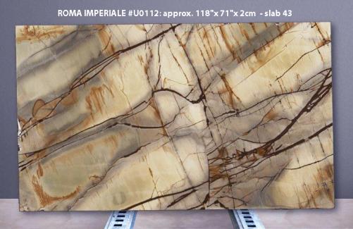 Supply polished slabs 0.8 cm in natural quartzite ISOLA BLUE U0112. Detail image pictures 
