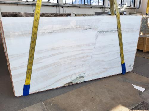 Supply polished slabs 0.8 cm in natural Dolomite LASA AVORIO C0718. Detail image pictures 