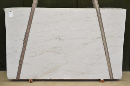 Supply polished slabs 1.2 cm in natural quartzite MONT BLANC 2560. Detail image pictures 