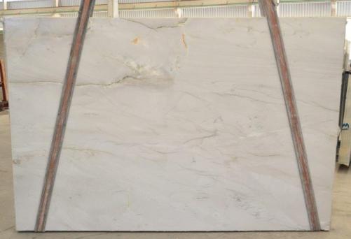 Supply polished slabs 0.8 cm in natural quartzite MONT BLANC BQ 2282. Detail image pictures 