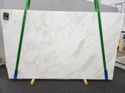 Supply honed slabs 1.2 cm in natural marble MYSTERY WHITE xx1863. Detail image pictures 