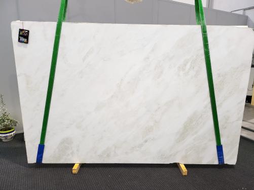 Supply honed slabs 1.2 cm in natural marble MYSTERY WHITE xx1863. Detail image pictures 
