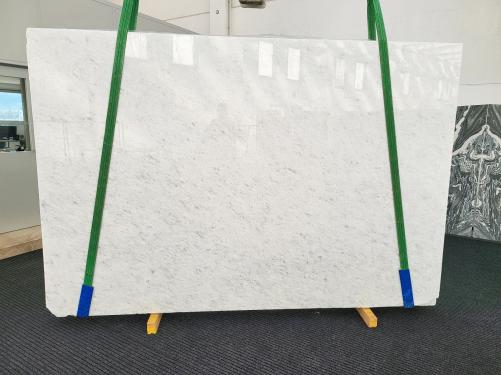 Supply polished slabs 1.2 cm in natural marble OPAL WHITE 1539. Detail image pictures 