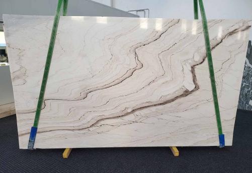 Supply polished slabs 0.8 cm in natural marble PALISSANDRO CLASSICO 1511. Detail image pictures 