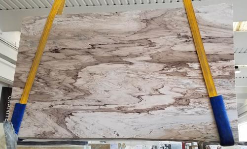 Supply polished slabs 0.8 cm in natural marble PALISSANDRO CLASSICO AA T0046. Detail image pictures 
