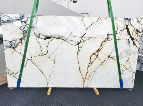 Supply polished slabs 0.8 cm in natural marble PAONAZZO EXTRA 1743. Detail image pictures 