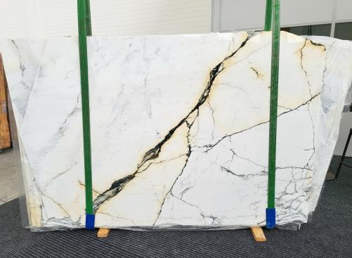 Supply polished slabs 0.8 cm in natural marble PAONAZZO 1531. Detail image pictures 