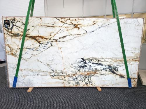 Supply honed slabs 0.8 cm in natural marble PAONAZZO 1886. Detail image pictures 