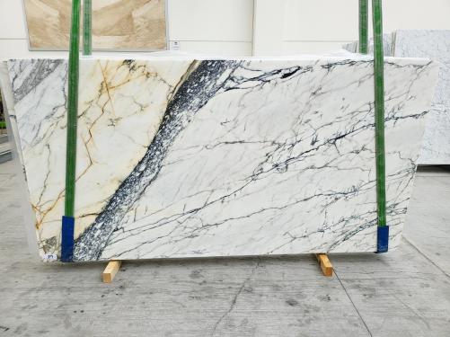 Supply honed slabs 0.8 cm in natural marble PAONAZZO 1738. Detail image pictures 