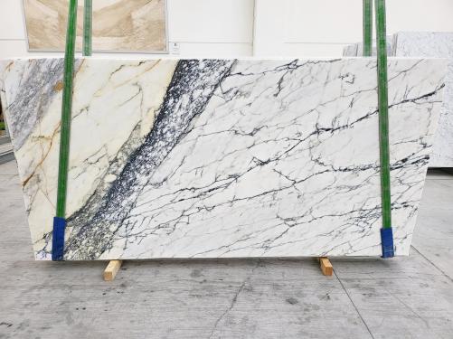 Supply honed slabs 2 cm in natural marble PAONAZZO 1738. Detail image pictures 