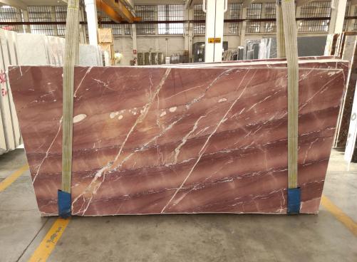 Supply polished slabs 0.8 cm in natural marble ROSSO ANTICO ETRUSCO DM082. Detail image pictures 