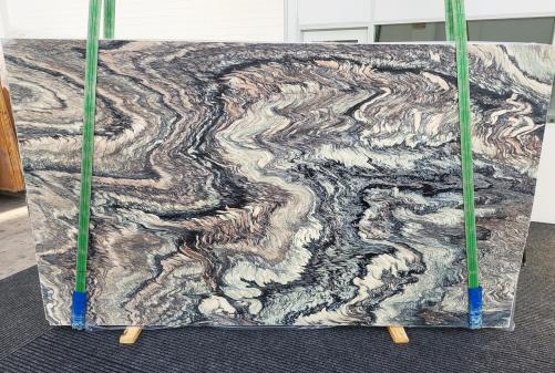Supply polished slabs 0.8 cm in natural marble ROSSO LUANA 1465. Detail image pictures 