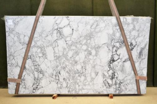 Supply polished slabs 1.2 cm in natural Dolomite SUPER WHITE 2633. Detail image pictures 