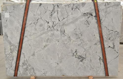 Supply polished slabs 1.2 cm in natural Dolomite SUPER WHITE BQ02363. Detail image pictures 